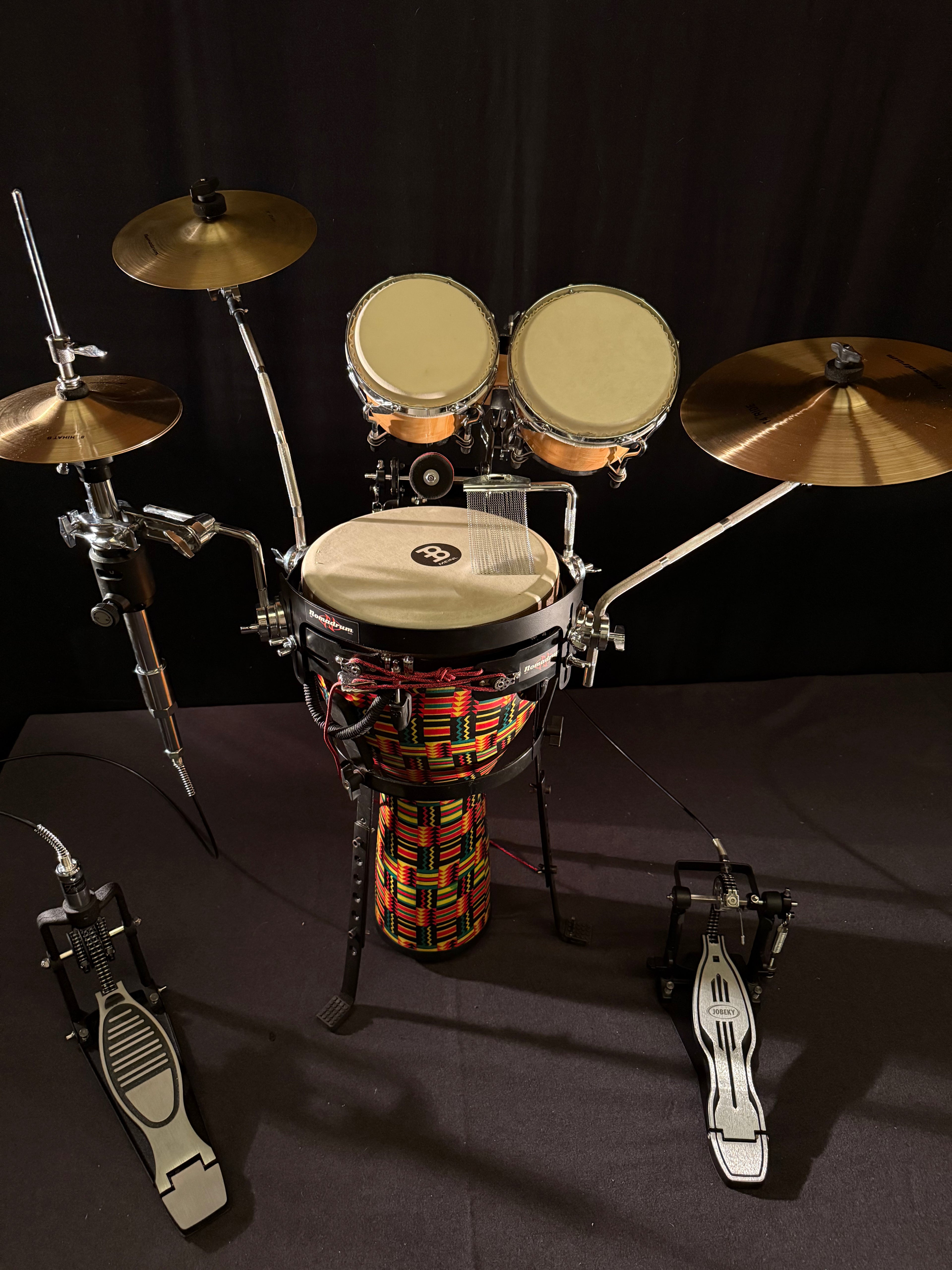 The Voyageur + Djembe Meinl jumbo 12"