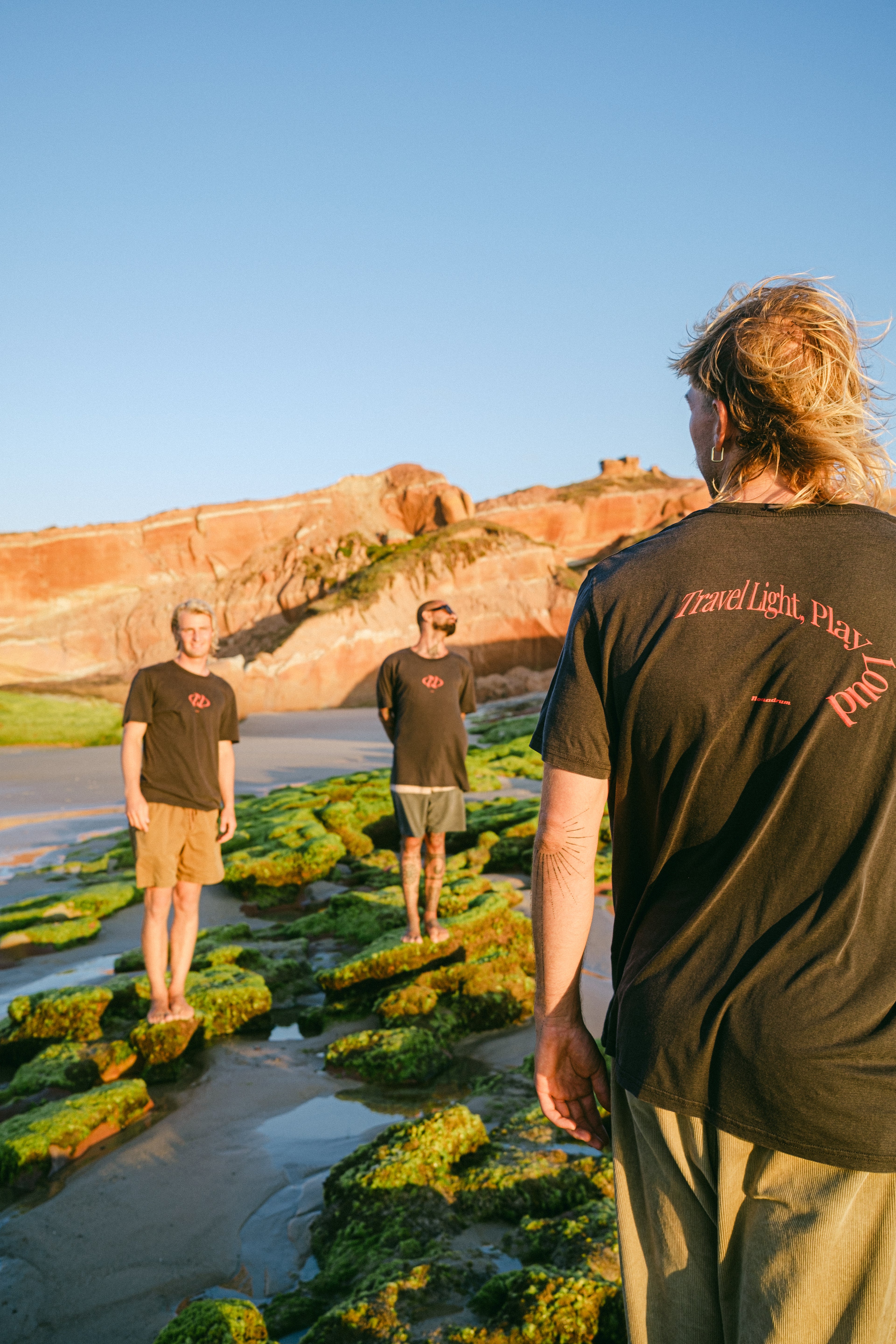 T-shirt - "Travel Light, Play Loud"